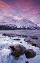 Kathleen Lake At Sunrise, Kluane National Park, Yukon Wall Mural