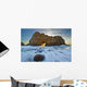 Shaft Of Sunlight Through Hole In Rock, Pfeiffer Beach, California Wall Mural