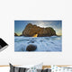 Shaft Of Sunlight Through Hole In Rock, Pfeiffer Beach, California Wall Mural