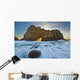 Shaft Of Sunlight Through Hole In Rock, Pfeiffer Beach, California Wall Mural