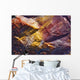 Close Up Of Petrified Wood, Petrified Forest National Park, Utah Wall Mural