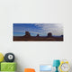 Morning Clouds Over Monument Valley, Arizona Wall Mural