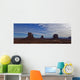 Morning Clouds Over Monument Valley, Arizona Wall Mural