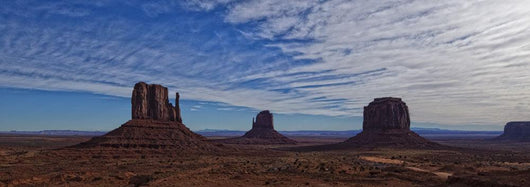 Morning Clouds Over Monument Valley, Arizona Wall Mural