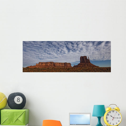 Morning Clouds Over Monument Valley, Arizona Wall Mural