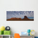Morning Clouds Over Monument Valley, Arizona Wall Mural