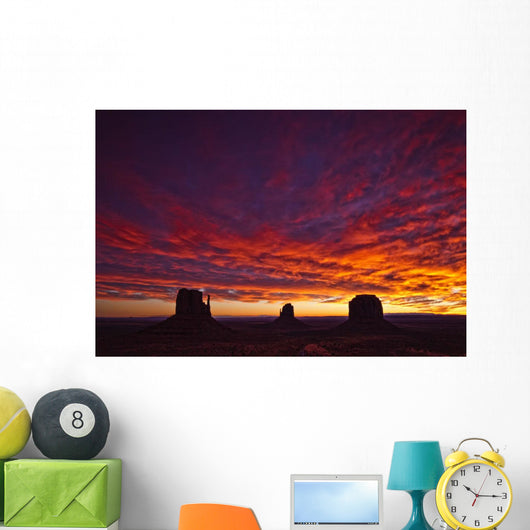 Sunrise Over Monument Valley, Arizona Wall Mural