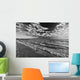 Black And White Shoreline Of Lake Ontario Wall Mural