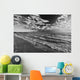 Black And White Shoreline Of Lake Ontario Wall Mural
