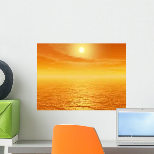 Ss Sun W Wall Decal