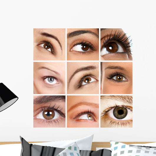 Female Eyes Opthamology Wall Mural