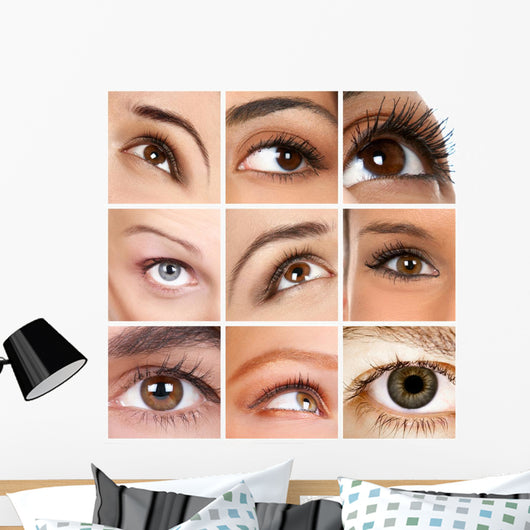 Female Eyes Opthamology Wall Mural