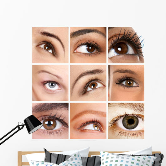 Female Eyes Opthamology Wall Mural