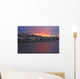 Sunset Over Danube River Wall Mural
