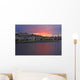 Sunset Over Danube River Wall Mural