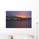 Sunset Over Danube River Wall Mural