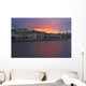 Sunset Over Danube River Wall Mural