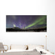 Aurora Borealis Or Northern Lights Above The Mountains Near Whitehorse Wall Mural