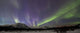 Aurora Borealis Or Northern Lights Above The Mountains Near Whitehorse Wall Mural