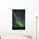 Aurora Borealis Or Northern Lights Above The Mountains Near Whitehorse Wall Mural