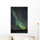 Aurora Borealis Or Northern Lights Above The Mountains Near Whitehorse Wall Mural