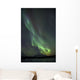 Aurora Borealis Or Northern Lights Above The Mountains Near Whitehorse Wall Mural
