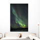 Aurora Borealis Or Northern Lights Above The Mountains Near Whitehorse Wall Mural