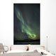 Aurora Borealis Or Northern Lights Above The Mountains Near Whitehorse Wall Mural