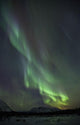 Aurora Borealis Or Northern Lights Above The Mountains Near Whitehorse Wall Mural
