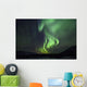 Aurora Borealis Or Northern Lights Above The Mountains Near Whitehorse Wall Mural