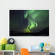 Aurora Borealis Or Northern Lights Above The Mountains Near Whitehorse Wall Mural