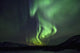 Aurora Borealis Or Northern Lights Above The Mountains Near Whitehorse Wall Mural