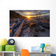 Sunrise Over The Logs At Long Beach Wall Mural