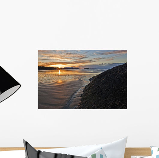 Sunrise At Long Beach, Pacific Rim National Park, British Columbia Wall Mural
