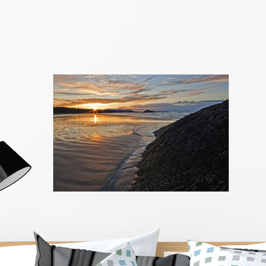 Sunrise At Long Beach, Pacific Rim National Park, British Columbia Wall Mural