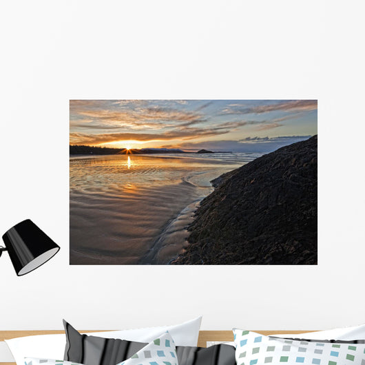 Sunrise At Long Beach, Pacific Rim National Park, British Columbia Wall Mural