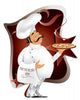 Chef with pizza Wall Decal