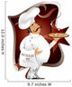 Chef with pizza Wall Decal
