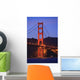 View Of Golden Gate Bridge At Dusk Wall Mural