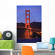 View Of Golden Gate Bridge At Dusk Wall Mural