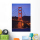 View Of Golden Gate Bridge At Dusk Wall Mural