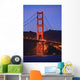 View Of Golden Gate Bridge At Dusk Wall Mural