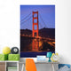 View Of Golden Gate Bridge At Dusk Wall Mural