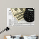 Calculating Your Tax Refund Wall Mural