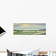 Panoramic Of Surfer On Long Beach, Vancouver Island, BC, Canada Wall Mural