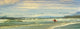 Panoramic Of Surfer On Long Beach, Vancouver Island, BC, Canada Wall Mural