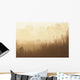 Fields Of Tall Grass In The Mist At Sunrise, Simcoe, Ontario Wall Mural