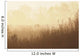 Fields Of Tall Grass In The Mist At Sunrise, Simcoe, Ontario Wall Mural