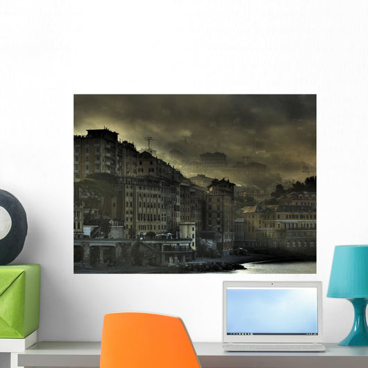 Early Morning In Camogli, Italy Wall Mural