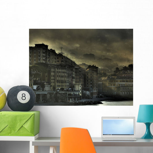 Early Morning In Camogli, Italy Wall Mural